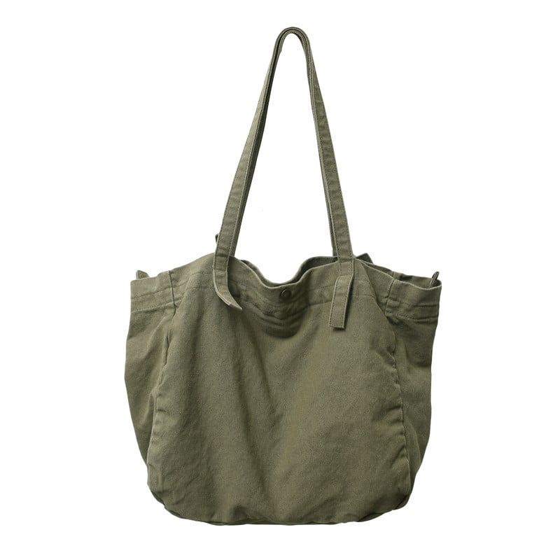 Vintage platnena torba za ramena za žene, jednobojna, crossbody torba za svakodnevnu upotrebu