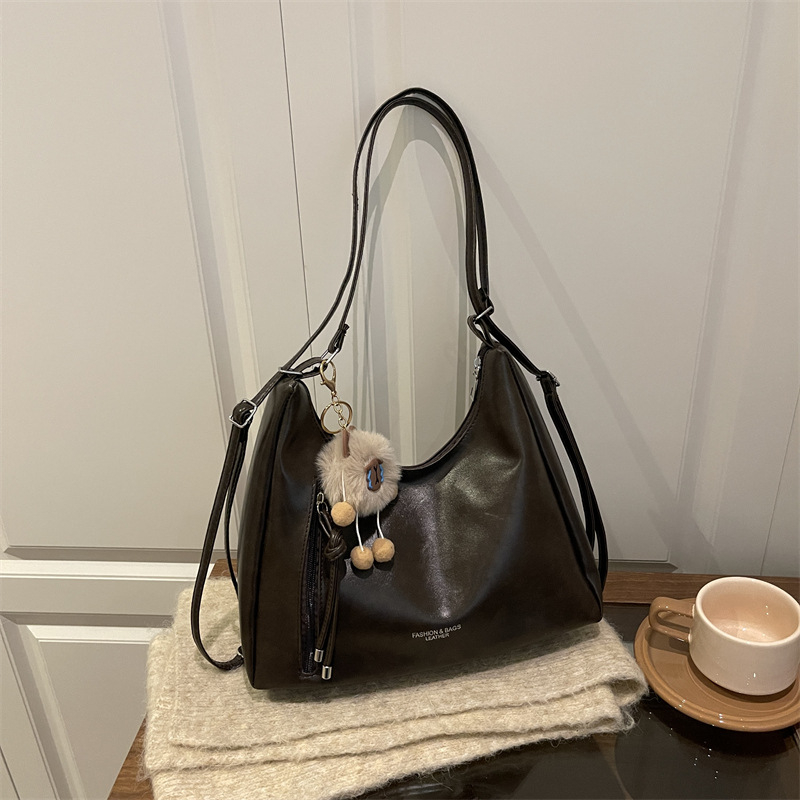 Ženska tote crossbody torba s jednim ramom – veliki kapacitet, gradski stil, retro dizajn