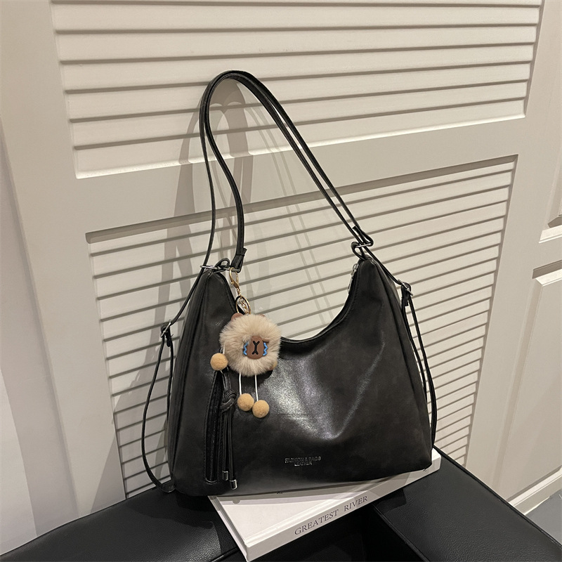 Ženska tote crossbody torba s jednim ramom – veliki kapacitet, gradski stil, retro dizajn