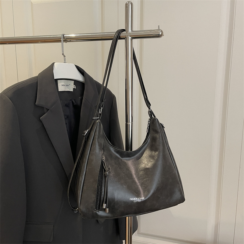 Ženska tote crossbody torba s jednim ramom – veliki kapacitet, gradski stil, retro dizajn