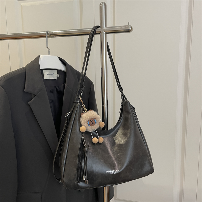 Ženska tote crossbody torba s jednim ramom – veliki kapacitet, gradski stil, retro dizajn