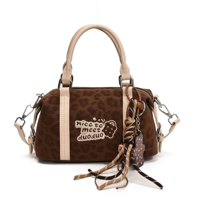 Ženska retro Boston crossbody torbica, jesen-zima 2025, srednja veličina, PU koža, svakodnevni stil