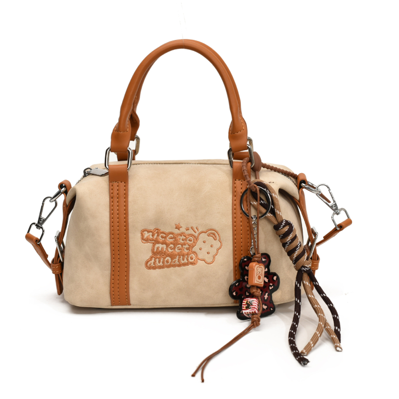 Ženska retro Boston crossbody torbica, jesen-zima 2025, srednja veličina, PU koža, svakodnevni stil
