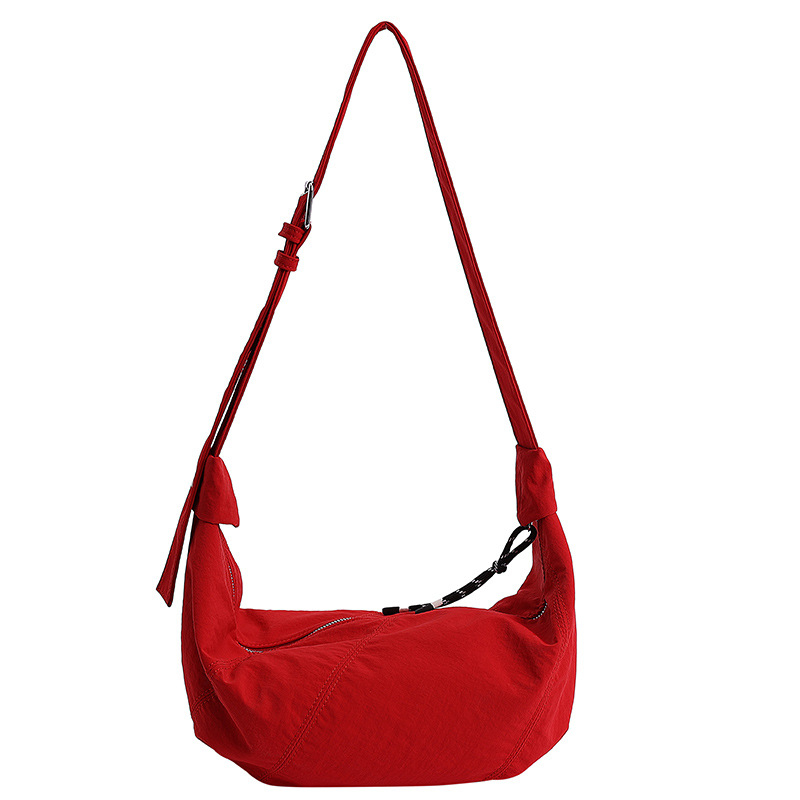 Lagana ženska crossbody torba s patchwork dizajnom, Oxford platno, model 2025, vodoravni kvadratni oblik, zatvarač, svakodnevna upotreba.