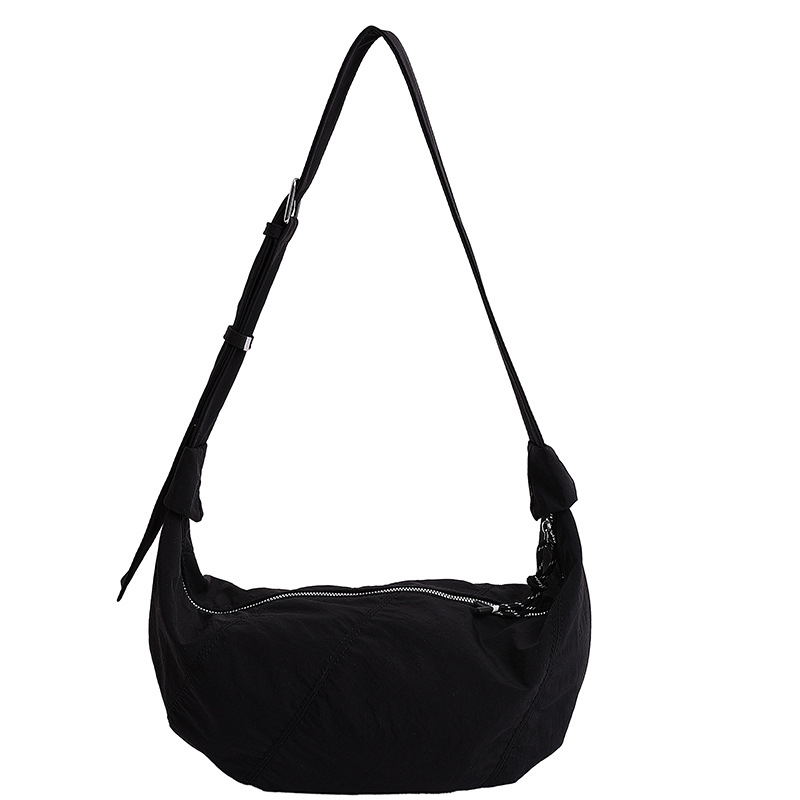 Lagana ženska crossbody torba s patchwork dizajnom, Oxford platno, model 2025, vodoravni kvadratni oblik, zatvarač, svakodnevna upotreba.