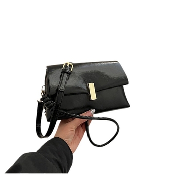Ženska mala kvadratna PU kožna torbica, crossbody – retro tekstura, casual stil