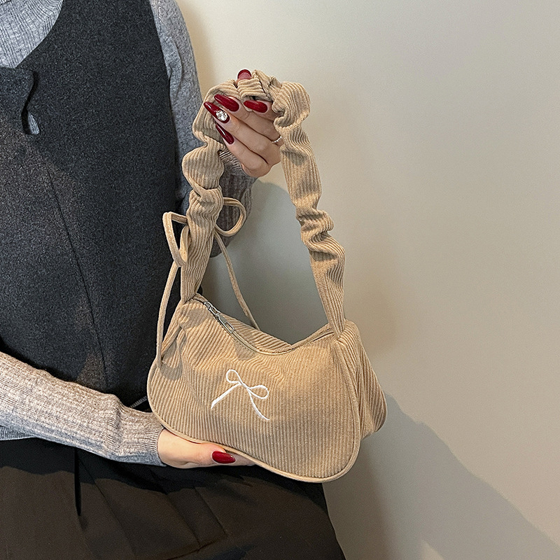 2025 nova moda svestrana torba ispod pazuha, lagana crossbody torba s printsom mašnice i dizajnom oblaka