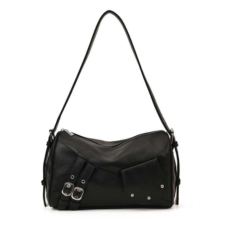 Ženska PU tote torba s Crossbody remenom, jesenji casual stil, premium biker stil, srednja veličina