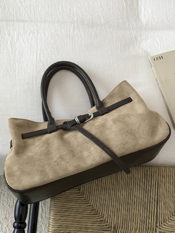 2025 jesen nubuk kožna tote torba, velika kapaciteta, europsko-američki stil, moderna torba za rame i crossbody