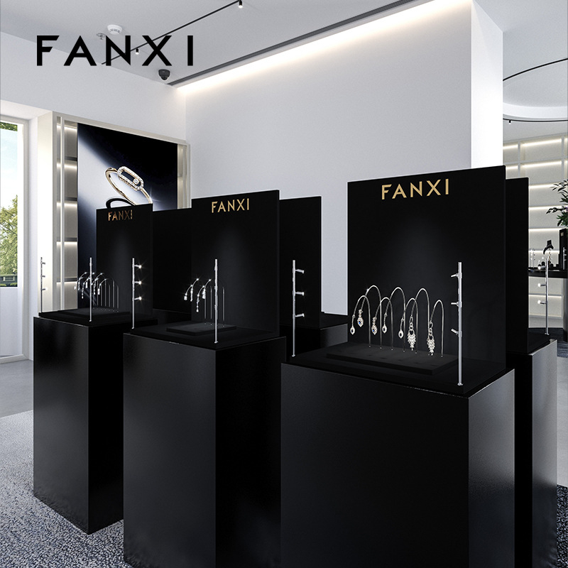 Fanxi – Jednostavan prikaz bižuterije: stalak za naušnice, set za izlog i pult