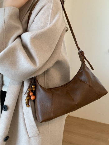 Torba velike kapacitete za žene, retro dizajn, jesen-zima 2025, casual niša dizajn, crossbody torba s jednim remenom, Dumpling stil