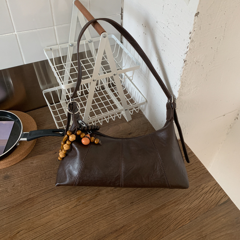 Torba velike kapacitete za žene, retro dizajn, jesen-zima 2025, casual niša dizajn, crossbody torba s jednim remenom, Dumpling stil