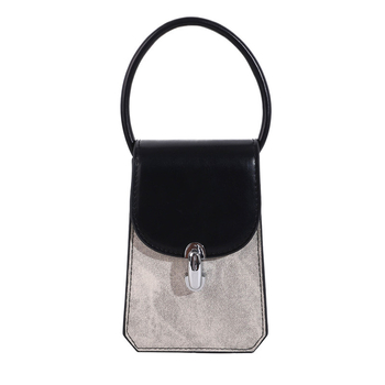 Ženska mala PU crossbody torbica, kvadratnog oblika, džep za telefon, ljeto 2024, retro stil