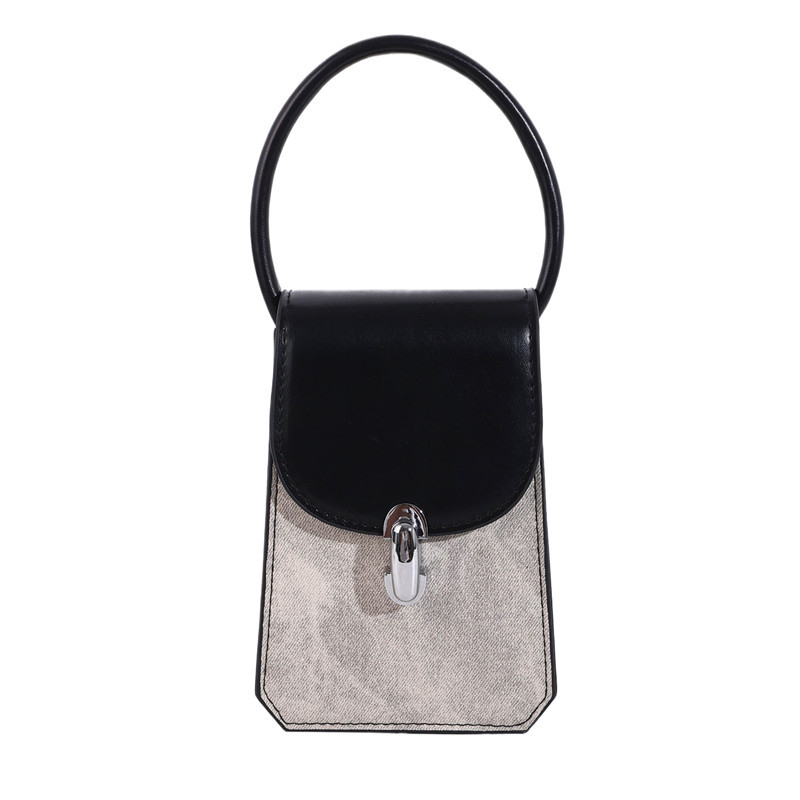 Ženska mala PU crossbody torbica, kvadratnog oblika, džep za telefon, ljeto 2024, retro stil