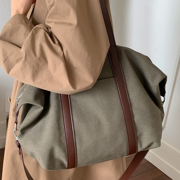 Ženska platnena torba velikog kapaciteta, jesensko-zimska casual crossbody torba za studentice