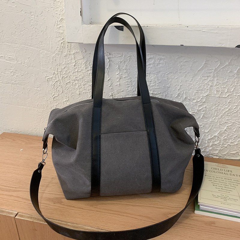 Ženska platnena torba velikog kapaciteta, jesensko-zimska casual crossbody torba za studentice