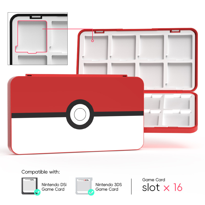 Magnetska kutija za kartice za 3DS XL/DSi/2DS – prijenosno skladištenje Nintendo 16-bitnih kartica
