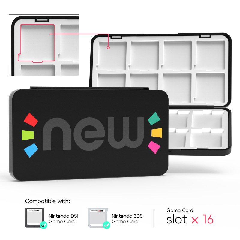 Magnetska kutija za kartice za 3DS XL/DSi/2DS – prijenosno skladištenje Nintendo 16-bitnih kartica