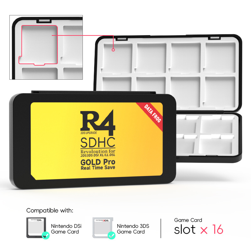 Magnetska kutija za kartice za 3DS XL/DSi/2DS – prijenosno skladištenje Nintendo 16-bitnih kartica