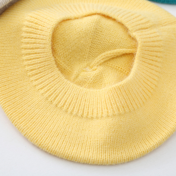 Dječja pletena beretka s mačjim ušima — jesen/zima, korejski stil, unisex, za 6-12 mjeseci, 1-2 godine, 2-4 godine