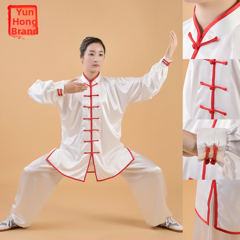 Unisex Tai Chi dlhé rukávy oblečenie na tréning a vystúpenia — jar a leto, polyester
