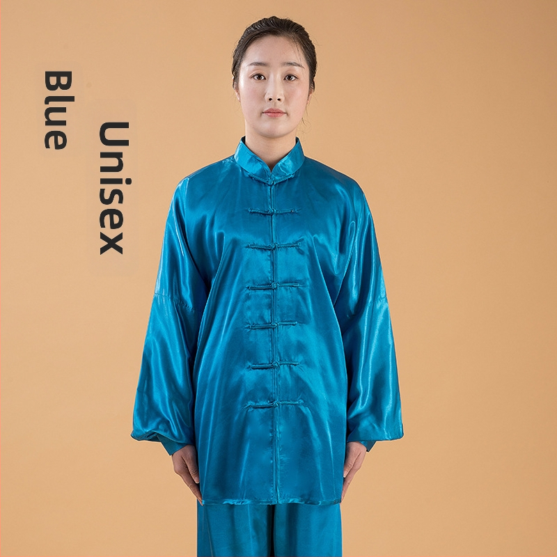 Unisex Tai Chi dlhé rukávy oblečenie na tréning a vystúpenia — jar a leto, polyester