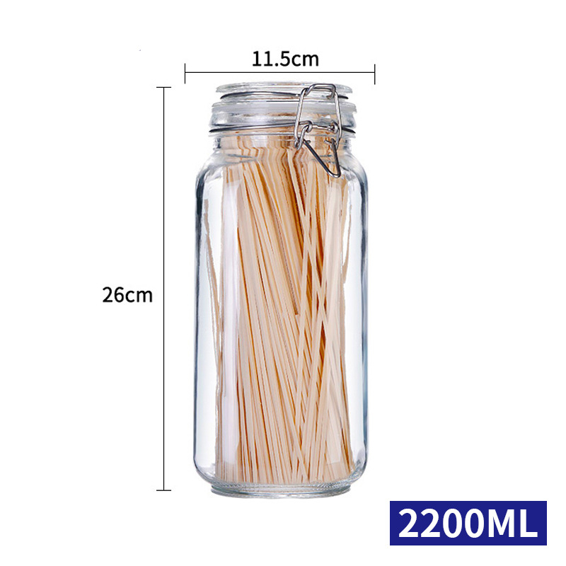 Staklena posuda za hranu sa poklopcem, 501-800 ml, kućna upotreba