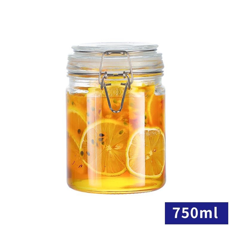 Staklena posuda za hranu sa poklopcem, 501-800 ml, kućna upotreba