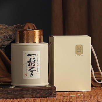 Vintage posuda za čaj s čvrstim poklopcem – velika posuda za skladištenje bijelog čaja, Pu'er, White Peony i sušene korice mandarine – poklon kutija za čaj