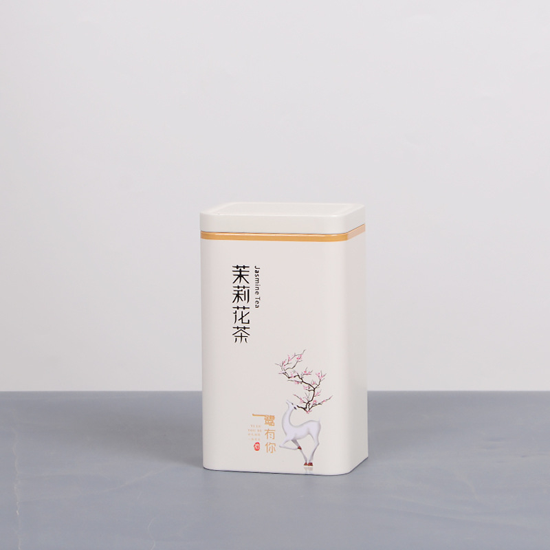 Kutije od metala za čaj Jasmin, prazne, zatvorene za skladištenje, kapacitet 0,5 kg i 1 kg