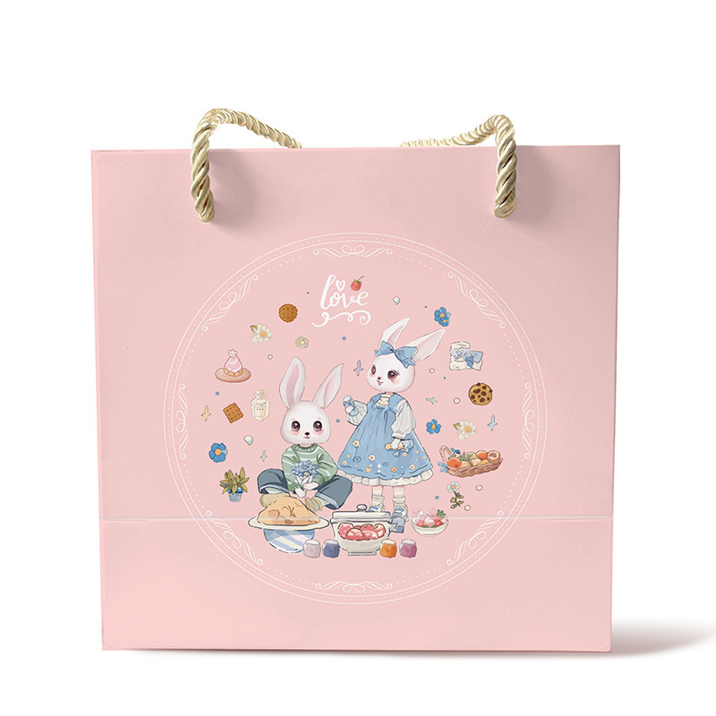 Okrugla limena kutija za kekse – elegantna kutija za slatkiše White Rabbit