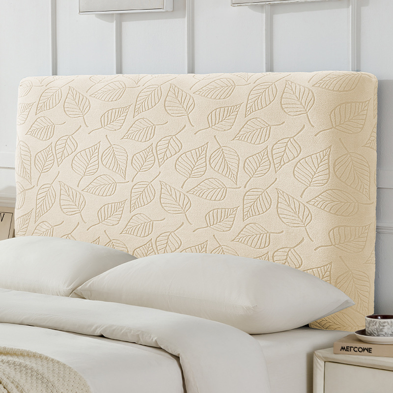 2025 nova minimalistička jacquard navlaka za naslonski dio kreveta — potpuno obuhvatna zaštita od prašine, protuklizna i otporna na habanje, krem boja