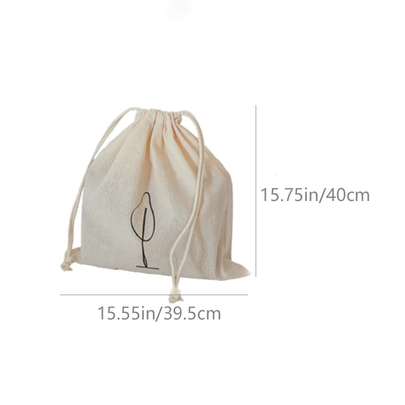 Torba za putovanje od čistog pamuka sa kaišem, višenamjenski organizator za putovanja i dom