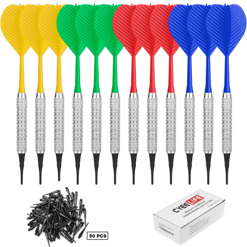 13 g meki darts s otpornim plastičnim vrhovima za trening i kućnu zabavu