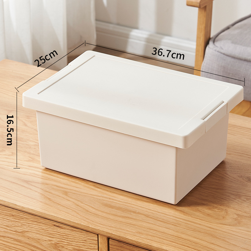 Ekstra velika plastična kutija za odjeću s poklopcem, ojačane konstrukcije, organizator prtljažnika automobila
