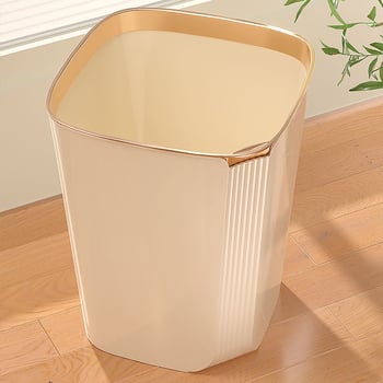 Kanta za smeće bez poklopca, 2025. model, veliki kapacitet 12 L i više, plastična, pogodna za kuhinju, spavaću sobu, dnevni boravak, kupaonicu, dom i ured