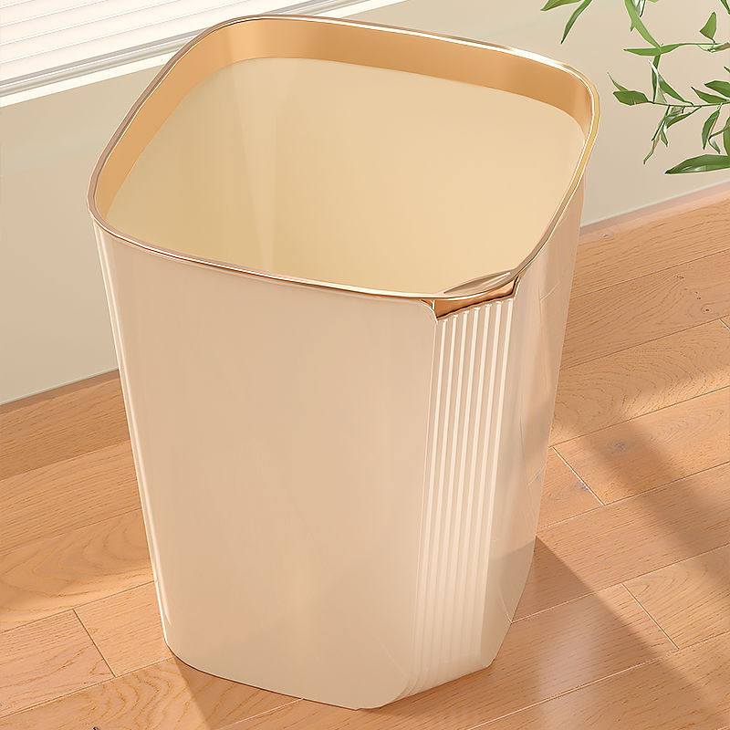 Kanta za smeće bez poklopca, 2025. model, veliki kapacitet 12 L i više, plastična, pogodna za kuhinju, spavaću sobu, dnevni boravak, kupaonicu, dom i ured
