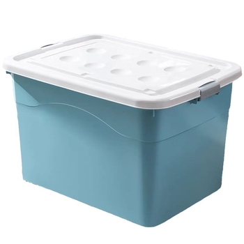 Deblja extra velika kutija za pohranu s kotačićima, kućna upotreba, 40–50 L, PP plast, višenamjenska za odjeću i pokrivače