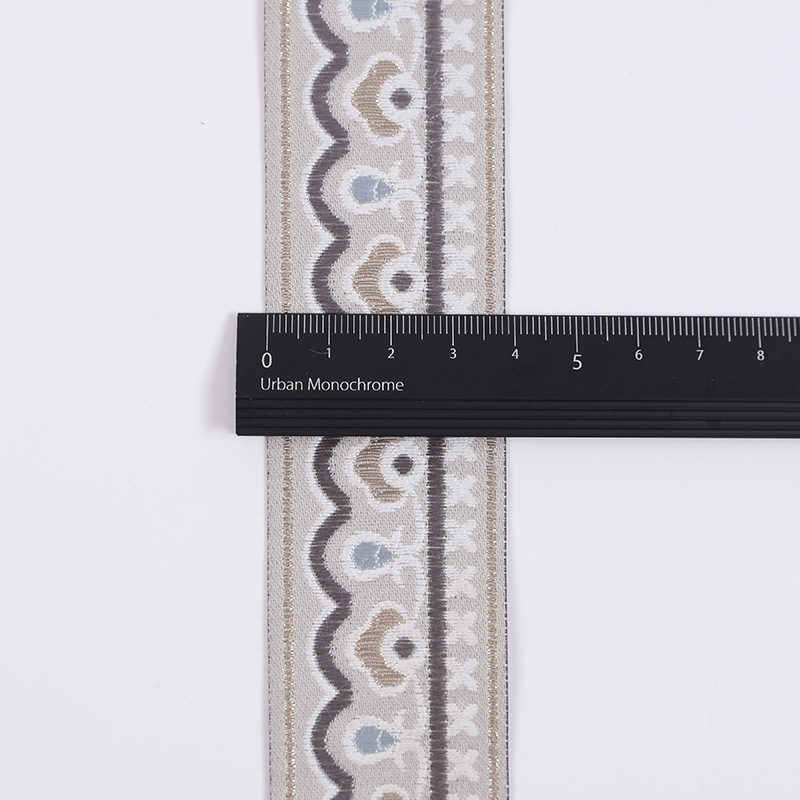 Poliesterska jacquard traka za rub, širine 4 cm, za zavjese i kauč