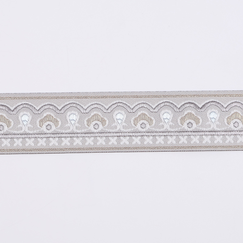 Poliesterska jacquard traka za rub, širine 4 cm, za zavjese i kauč
