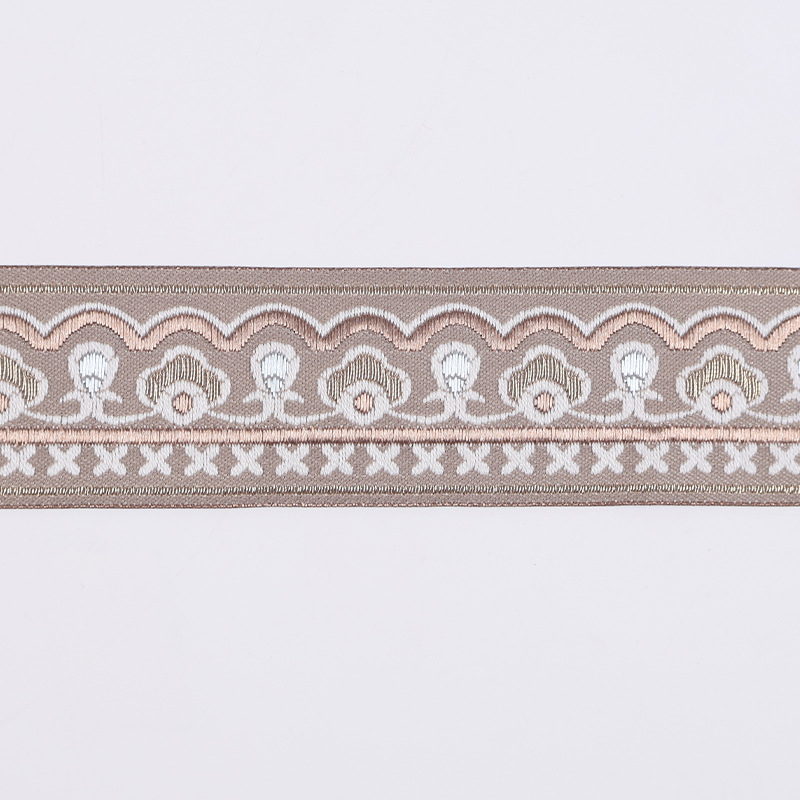Poliesterska jacquard traka za rub, širine 4 cm, za zavjese i kauč