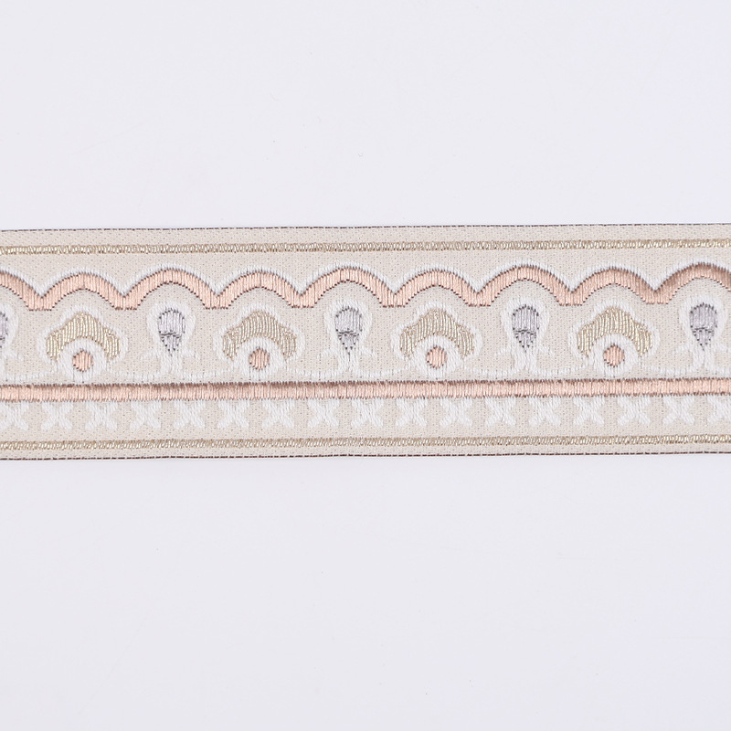 Poliesterska jacquard traka za rub, širine 4 cm, za zavjese i kauč