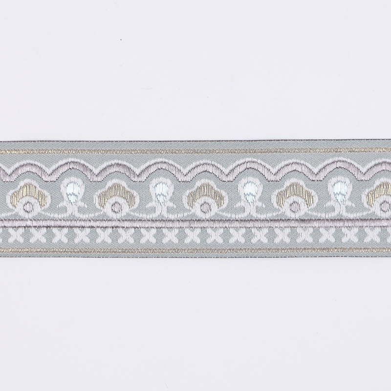 Poliesterska jacquard traka za rub, širine 4 cm, za zavjese i kauč