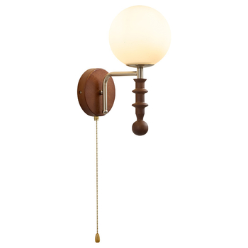 Stenska lampa u stilu Wabi-Sabi Vintage – Francusko-kineska kombinacija, rasvjeta za dnevni boravak, spavaću sobu i balkon uz krevet.