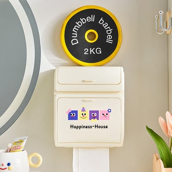 Zidna kutija za toaletni papir i papirnate maramice, moderna kupaonica kutija za papir
