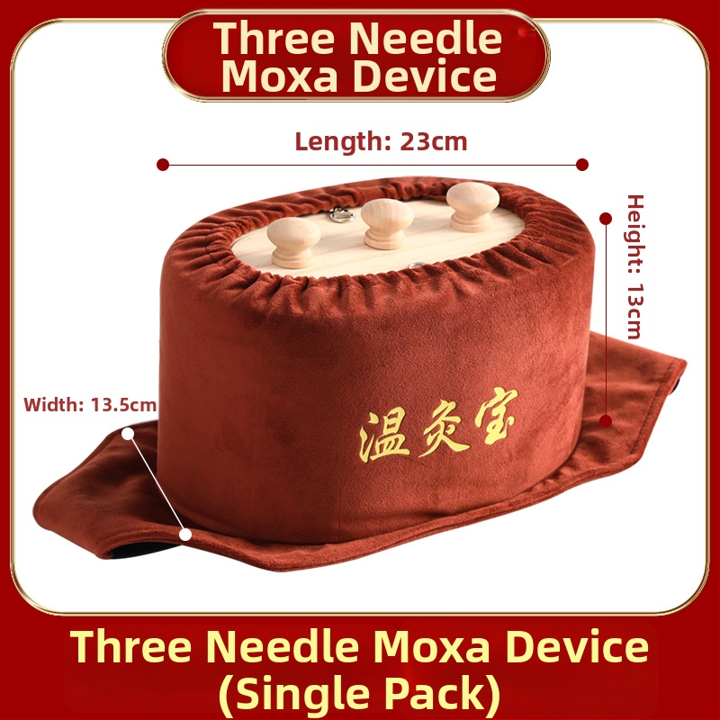 Drevená bezdymová kazeta na moxibustion s reguláciou teploty – prenosné zariadenie pre pás, brucho a krk