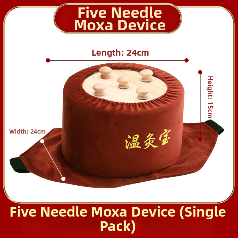 Drevená bezdymová kazeta na moxibustion s reguláciou teploty – prenosné zariadenie pre pás, brucho a krk