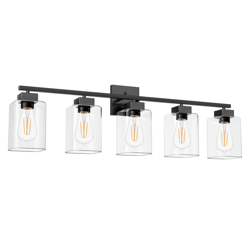 Lampa za ogledalo kupaonice LED zidna svjetiljka, staklena, skandinavski stil
