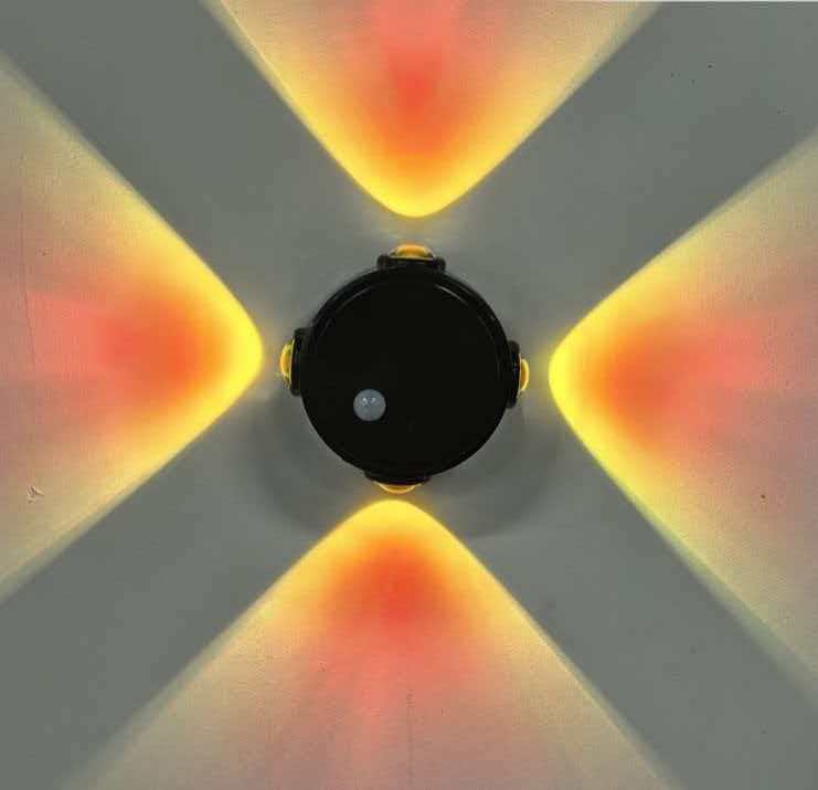 Senzor pokreta, minimalistična magnetna LED lampa za zid ili stol, u obliku oka mačke, višebojna LED s ugrađenom baterijom