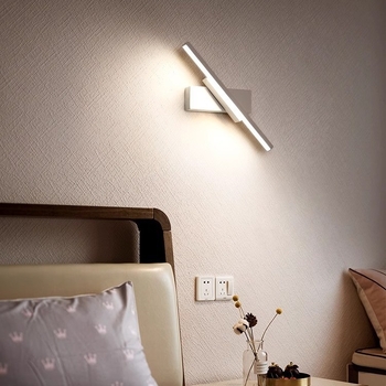 Prilagodljiva zidna lampa za spavaću sobu – moderni minimalistički LED zidna svjetiljka za dnevni boravak, hodnik i stubište